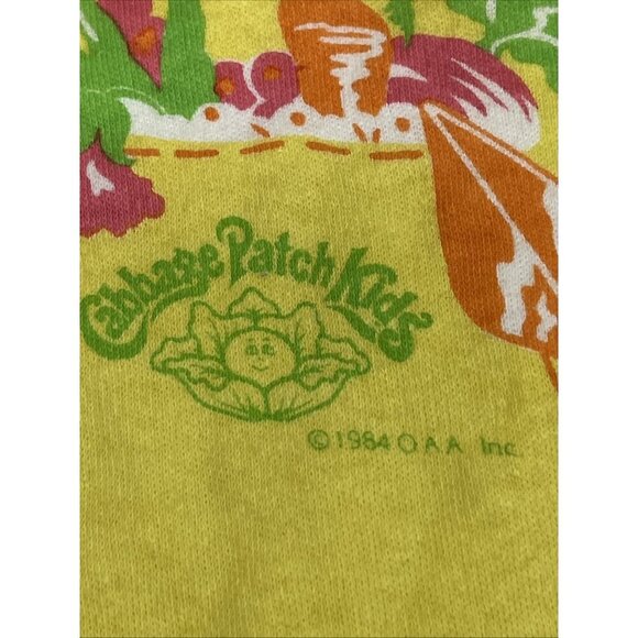 Vintage Cabbage Patch Kid Vegetable Garden Romper CPK  Made In Taiwan 1984 HTF - Picture 3 of 13